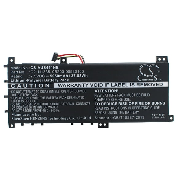 Battery for Asus K451L K451LN S451LN VivoBook S451 0B200-00530100 C21N1335