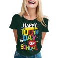 thumbnail image 2 of 100 Days Of School Shirt for Women Teens Girls 100 Days Sprinkled with Fun T Shirt Cute Funny Printed Tee Tops, 2 of 5
