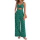 thumbnail image 1 of Monos AGERWAY, elegantes, de verano, cuello en V, verde oscuro, S, 1 of 8