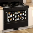 thumbnail image 3 of Midnight Black Halloween Kitchen Towels Set of 4 with Bats & Cobwebs Towels Set of 4, 18x26 Inch Halloween Hanging Towels - Phantom Black & Pumpkin Orange, Super Absorbent for Midnight Kitchen, 3 of 9