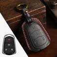 thumbnail image 1 of Car Key Fob Cover Case Protector For Cadillac CT4 XT4 Car Key Case Fob Cover Crazy Horse Leather, 1 of 23