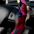 thumbnail image 5 of Petal flower 14.5 Inch Printing PVC Leather Auto Accessories Steering Wheel Cover Car Wheel Covers Steering Wheel Cover, 5 of 6
