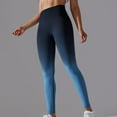 thumbnail image 2 of Sngxgn Leggings for Women High Waisted Soft Womens Leggings for Gym Yoga Workout(Blue,L), 2 of 7