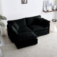 thumbnail image 2 of Solid Wood Frame 2 - Seater Chenille Loveseat | For Watching TV, Provides Comfortable Seating, 2 of 6