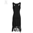 thumbnail image 6 of Gustave Women Summer Sleeveless Dresses with Tassels Tank Top Tunic Dress Casual Mini Sundress Beach Cover Up "Black, L", 6 of 8
