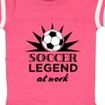 thumbnail image 4 of Inktastic Soccer Legend at Work Boys or Girls Baby Bodysuit, 4 of 5