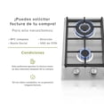 thumbnail image 2 of AVERA Parrilla de gas LP &oacute; Natural, 2 quemadores con sensores de seguridad fallo de llama, Superficie de acero inoxidable 31 cm y soportes de hierro fundido, Incluye manguera y espreas | AI, 2 of 8