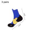 thumbnail image 2 of 3 pares de calcetines de baloncesto, calcetines deportivos acolchados para hombres y mujeres, 2 of 5