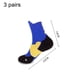 thumbnail image 2 of 3 pares de calcetines de baloncesto, calcetines deportivos acolchados para hombres y mujeres, 2 of 5