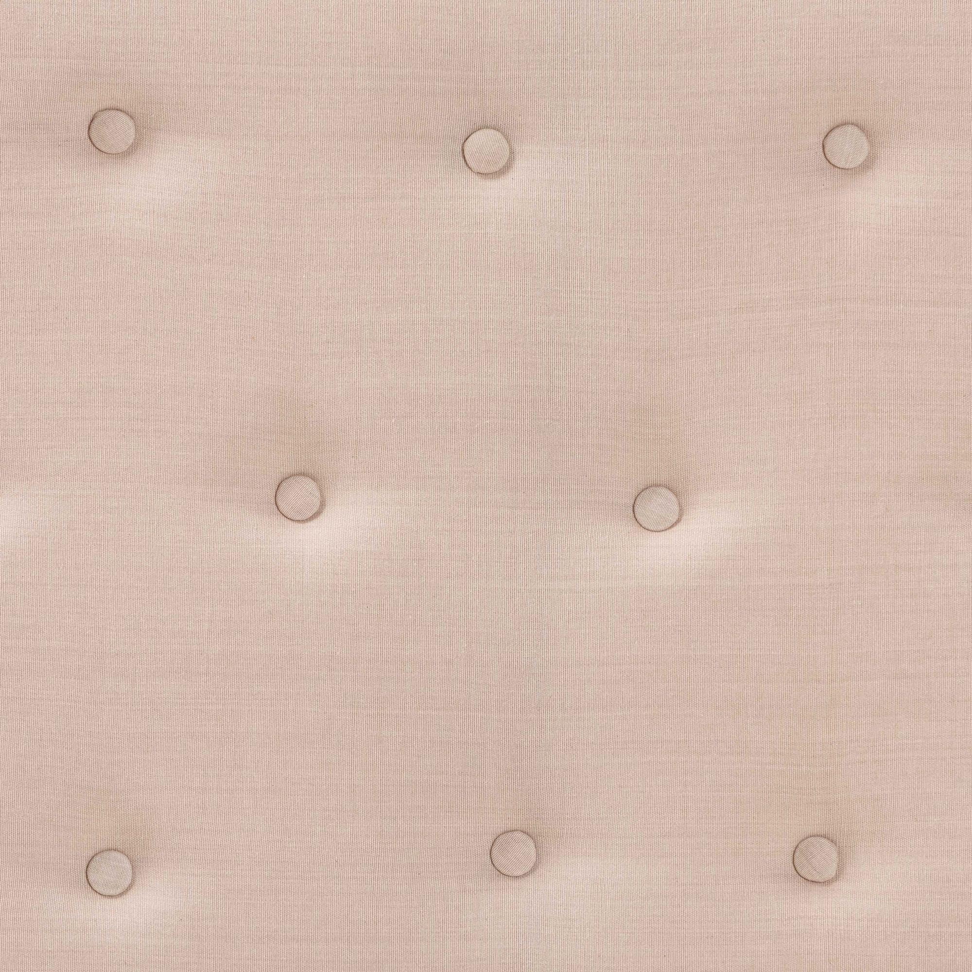Baxton Studio Lourdes French Provincial Headboard, Queen, Soft Beige