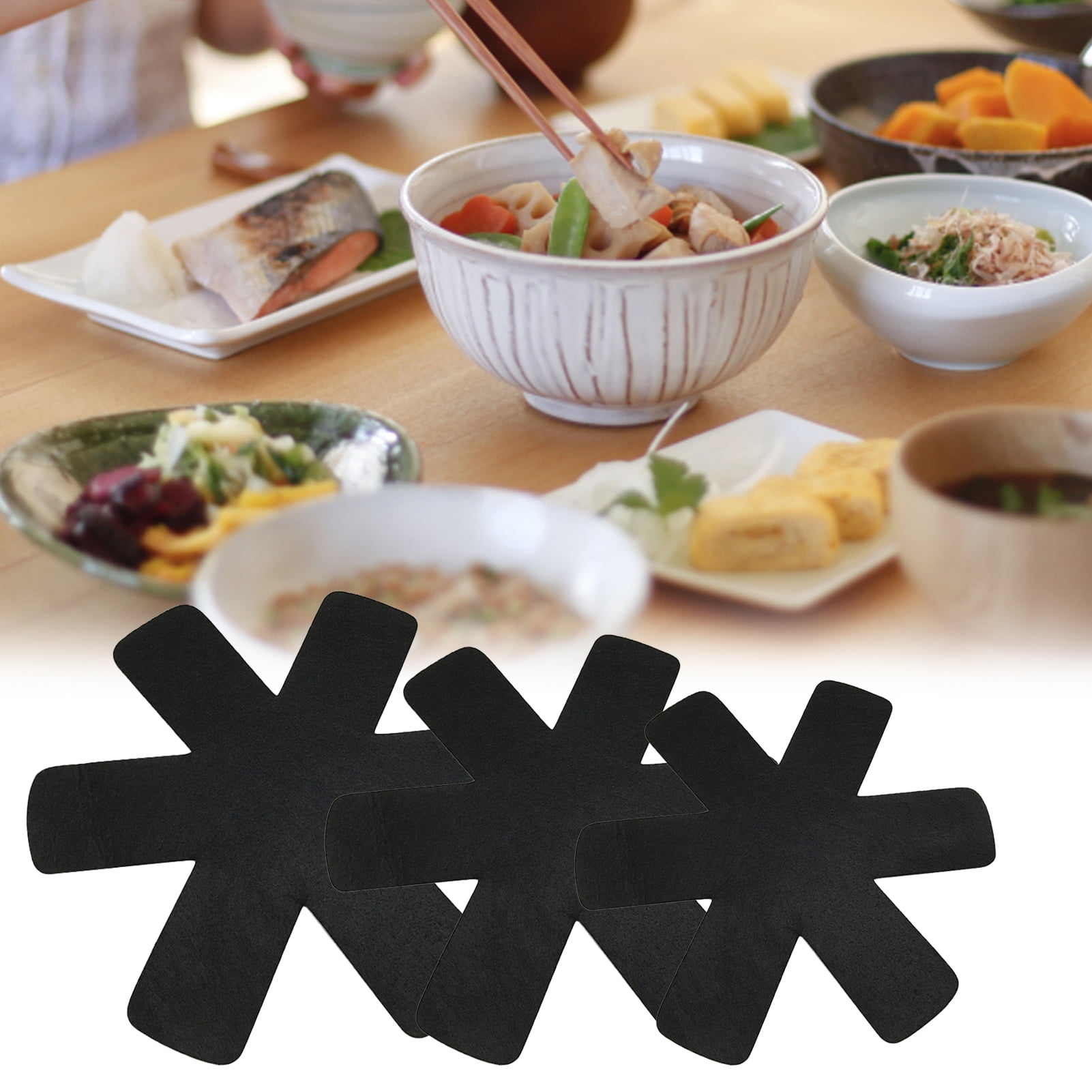 Vnanda 1 Set Pot and Pan Protectors, Stacking Pan Protectors to Prevent