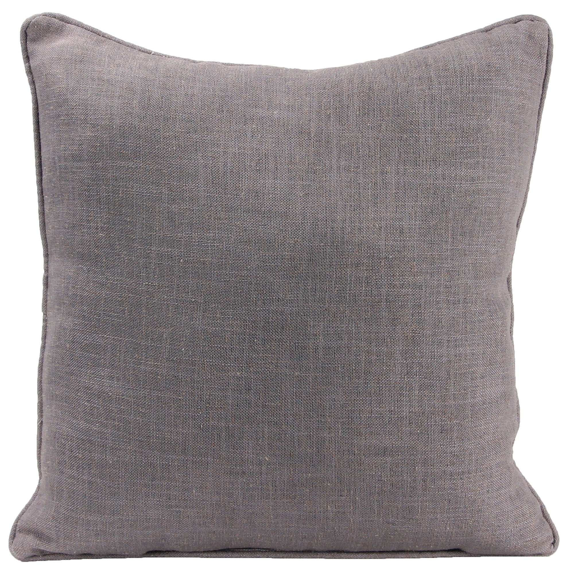 Jordan Manufacturing 18" x 18" Laurel Stripe Tan Bee Novelty Square Reversible Decorative Throw Pillow with Welt