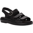 thumbnail image 1 of Women's Propet Breeze Walker Strappy Sandal Black Pearl Leather 10 B, 1 of 5
