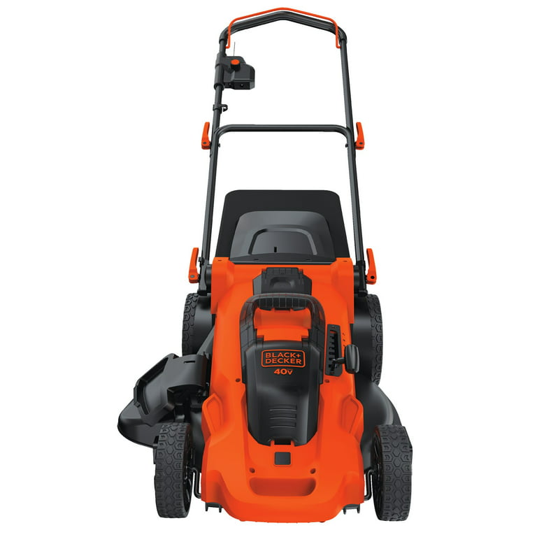 BLACK+DECKER 40V MAX 20 in. Battery Powered Walk Behind Push Lawn Mower  with (2) 2Ah Batteries & Charger CM2043C - The Home Depot
