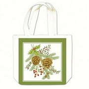 Alice's Cottage AC18327 Holiday Pinecones Gift Tote