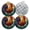 Black1298, variant on 4 PCS Pot Holders for Kitchen,Potholders Sets with Hook for Oven,Cooking,Baking,Vibrant Colorful Fruits And Wine Bottles