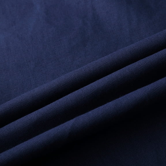 Tejiojio Men's and Big Men's Flat Front Comfort Waist Flex Pants Men's Casual Linen Breathable Loose Long Pants Solid Color Straight Trousers