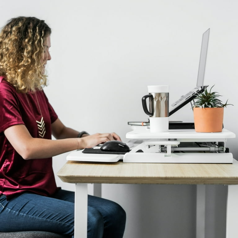 TechOrbits Rise X Pro Standing Desk Converter Height Adjustable