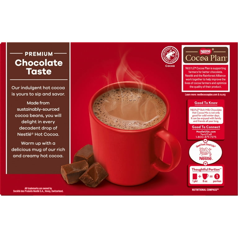 Nestle Instant Cocoa Flavor Drink Mix, Rich Milk Chocolate