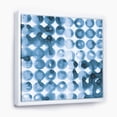 thumbnail image 1 of Indigo watercolor geometrical VI - Contemporary Framed Canvas, 1 of 3