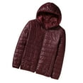 thumbnail image 2 of KIHOUT Men's Down Puffer Jacket Lightweight Winter Coats Warm Quilted Bubble Padded Hood Coat Waterproof Puffer Jacket, 2 of 3