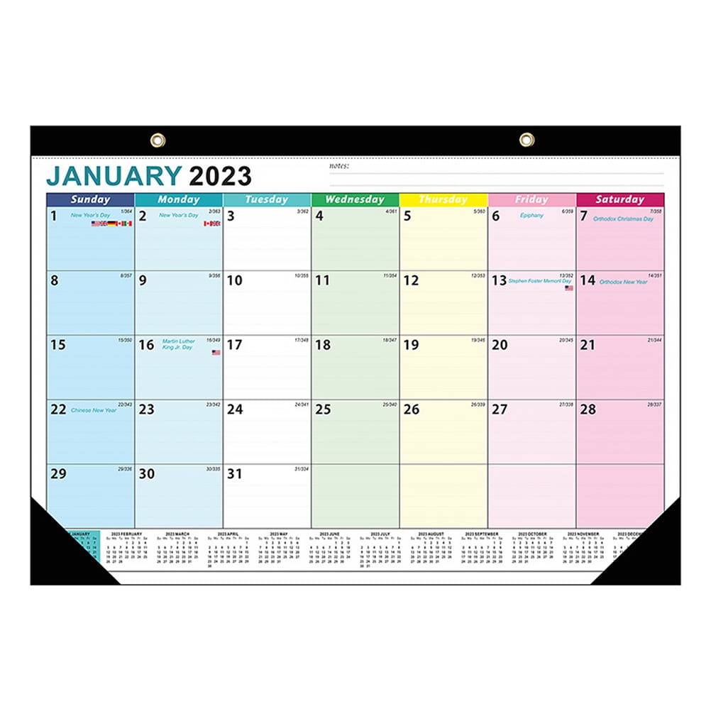 Frcolor Calendar Wall 2023 Schedule Planner Monthly Hanging Agenda ...