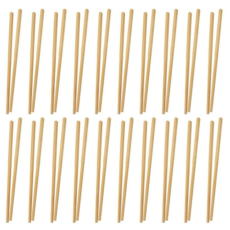 

20 Pairs Natural Eco-friendly Bamboo Chopsticks Simple Chopsticks Tableware for Restaurant