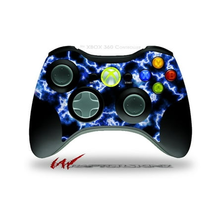 Electrify Blue - Decal Style Skin fits Microsoft XBOX 360 Wireless Controller (CONTROLLER NOT INCLUDED) by (Best Xbox 360 Controller For Fps)