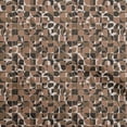 thumbnail image 1 of oneOone Cotton Poplin Brown Fabric Abstract Craft Projects Decor Fabric Printed By The Yard 56 Inch Wide, 1 of 4