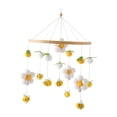 thumbnail image 3 of Sonajeros para cuna de bebé, juguetes Montessori, campana colgante para cama, sonajero de viento para niños y niñas, decoración de techo para recién Amarillo, 3 of 8