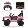 thumbnail image 3 of Aosom 12V Ride On Car Off Road Truck for kids SUV Electric Battery Powered, 3 of 9