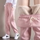 thumbnail image 5 of Pantalones deportivos de terciopelo de invierno para mujer, de pierna ancha, holgados, de talla grande, con piernas anchas, cálidos y gruesos, de terciopelo de cordero, ropa de abrigo, 5 of 5
