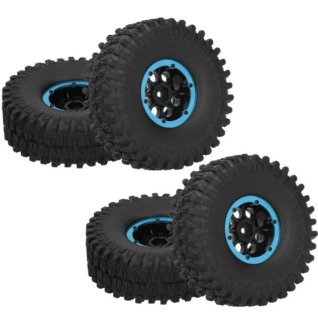 1.9in RC Wheel, Great Workmanship RC Racing Wheel 4Pcs Practical Shock Absorption for RC Racing for RC Car Blue,Red,Orange
