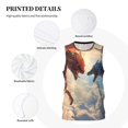 thumbnail image 3 of Pofeuu Cloud Red And Blue Dragon Print Basketball Jersey, Shirts for Men Youth Basketball Jersey Crew Neck-3X-Large, 3 of 6