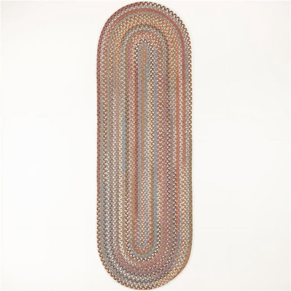 Rhody Rug Bar Harbor Mocha Multi 2X6 Runner