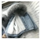 thumbnail image 1 of Abrigo vaquero de cuello polo engrosado estilo invernal, abrigo holgado corto de lana de cordero con relleno de algodón para mujer, 1 of 5