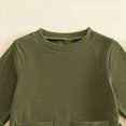 thumbnail image 7 of TOWED22 Toddler Baby Boy Clothing Sets Solid Color Long Sleeve Tops and Pants Kids 2pcs Outfits(Blazer,18-24 M), 7 of 7