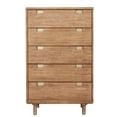 thumbnail image 6 of Home Square 2-Piece Set with Easton 5 Drawer Chest & TV Console in Sand, 6 of 16