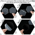 thumbnail image 3 of ORUYROP 80 Pcs Clear Acrylic Place Cards Hexagon Blank Plates Acrylic Hexagon Tiles Blank Acrylic Name Plate Acrylic Seating Chart Escort Cards Plastic Card Sign for Wedding DIY Table Setting, 3 of 7