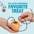 thumbnail image 5 of goDog Looper Puzzle Dog Toy, Orange, One Size, 5 of 10