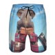 thumbnail image 3 of Fotbe Elephant Sits Trajes de Baño Estampados para Hombre, Shorts de Verano de Secado Rápido, Ropa de Playa, Bañadores-Medium, 3 of 6
