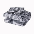 thumbnail image 5 of Mainstays Traditional Wedding Ring Patterned 3 Piece King Quilt Set, Gray, 5 of 5