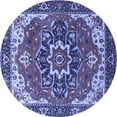 thumbnail image 1 of Ahgly Company Indoor Round Persian Blue Traditional Area Rugs, 7' Round, 1 of 4
