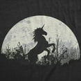 thumbnail image 2 of Womens Funny T Shirts Moon Unicorn Fantasy Graphic Tee for Ladies Womens Graphic Tees, 2 of 9