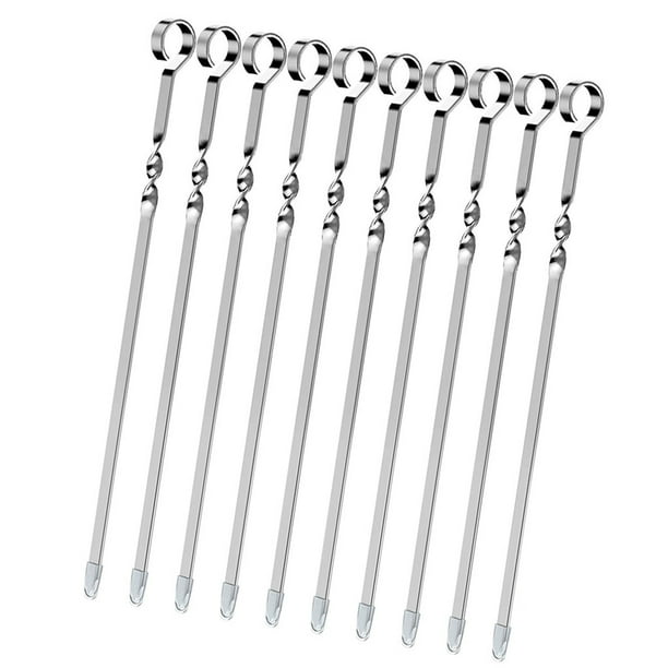 Brochettes De Brochettes De Barbecue En Acier Inoxydable Brochettes De Brochettes De Brochettes De Barbecue En Acier Inoxydable Brochettes De