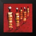 thumbnail image 2 of Rauscher, Michel 12x12 Black Modern Framed Museum Art Print Titled - To The Market, 2 of 5