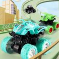 thumbnail image 4 of Godderr 2PCS Toddler Kids Motorcycle Toys 4wd Dual Inertia Toy Car Stunt Toys Car Vehicles Beach Motorcycle Police Car Birthday Party Supplies for Boys and Girls, 4 of 7