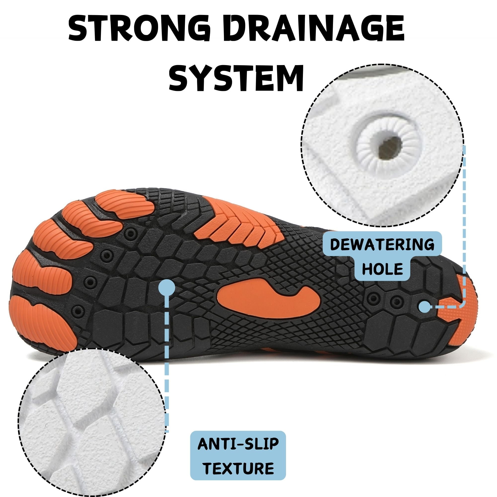 BERANMEY Pro Barefoot Shoes for Women & Men Wide Toe Box Hiking Water Shoes Non-Slip Breathable Barefoot Swim Surf Shoes for Beach Pool Aqua Running & Walking Fast Drainage & Waterproof Design