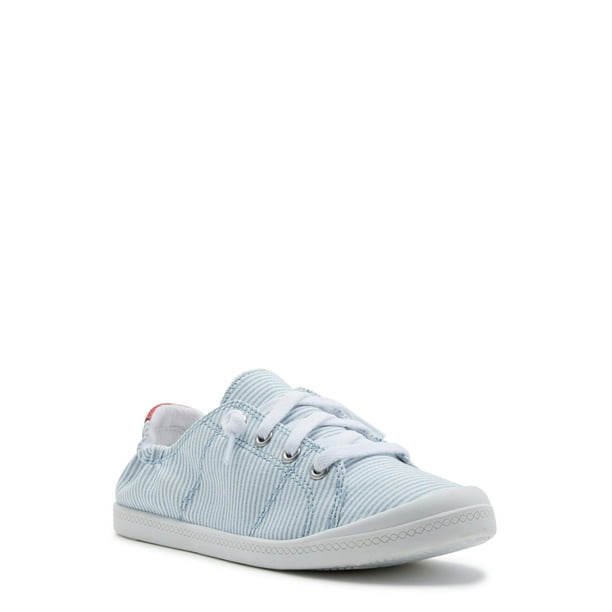 time and tru white canvas shoes