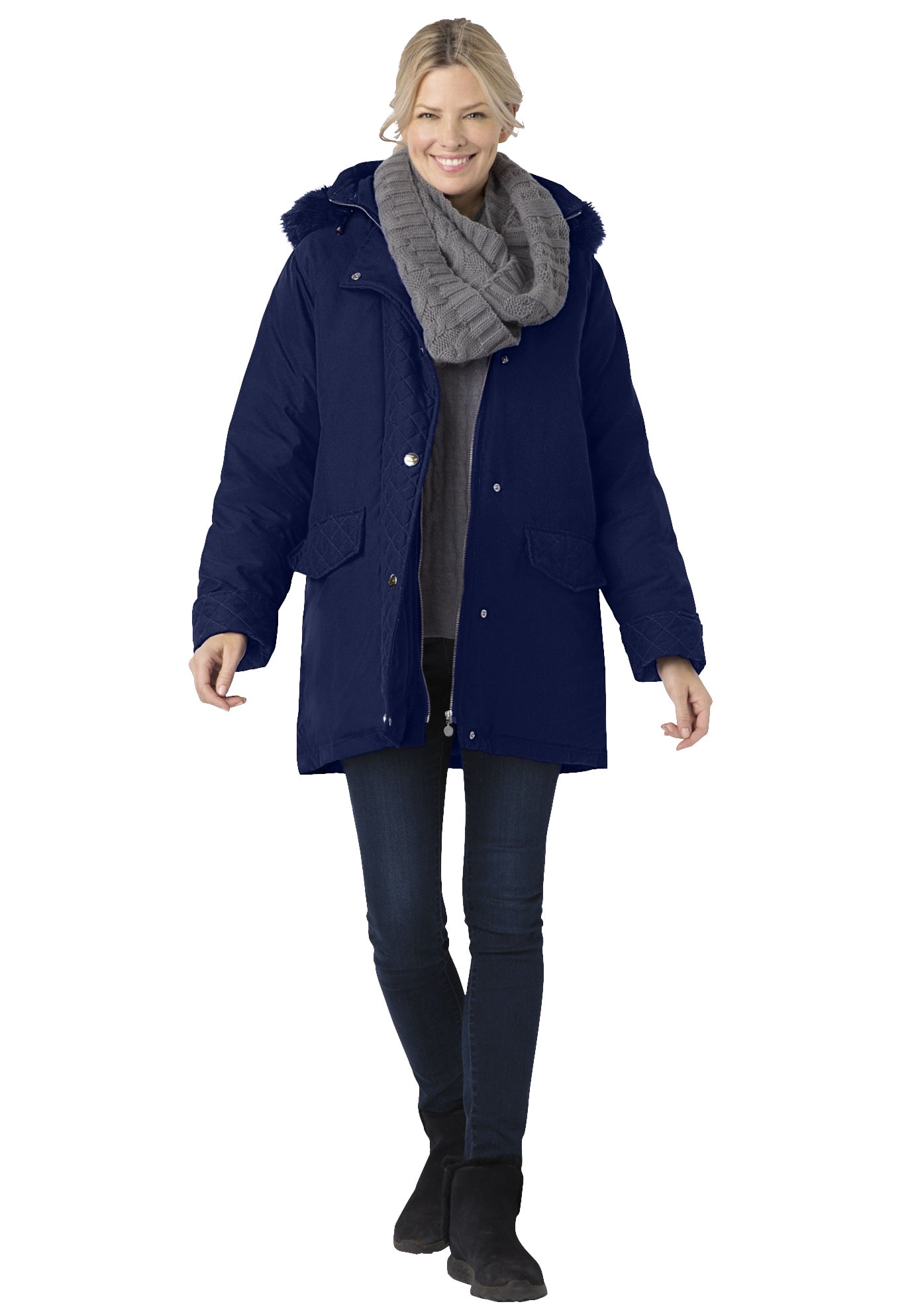 plus size womens winter coats down filled